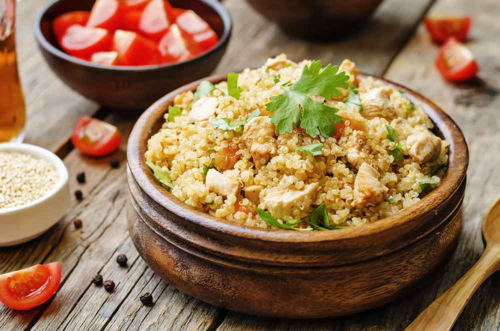 Quinoa con pollo