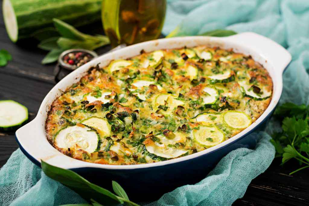 Zucchine gratinate al forno da mangiare la sera per dimagrire a cena in dieta