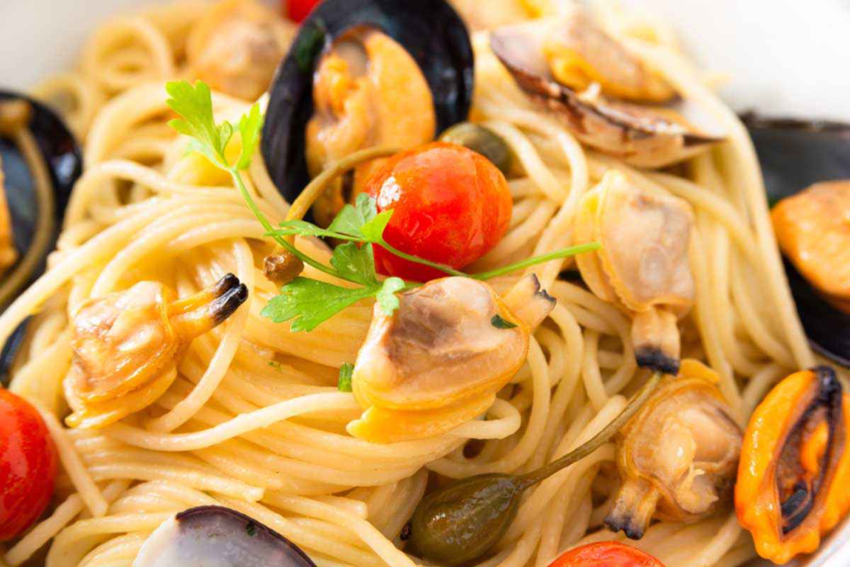 Frutti Di Mare In Sahneauce Zu Spaghetti - Rezepte Suchen