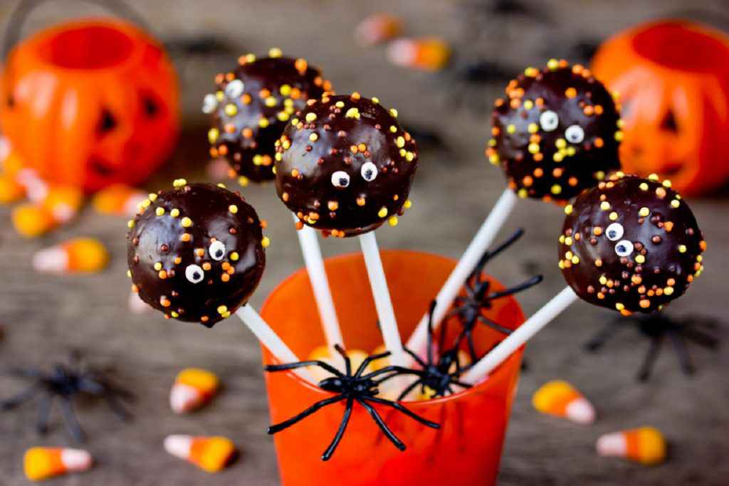 cake pops halloween nutella