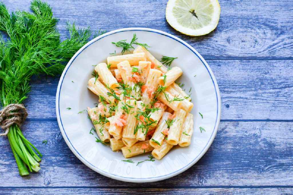 pasta al salmone affumicato