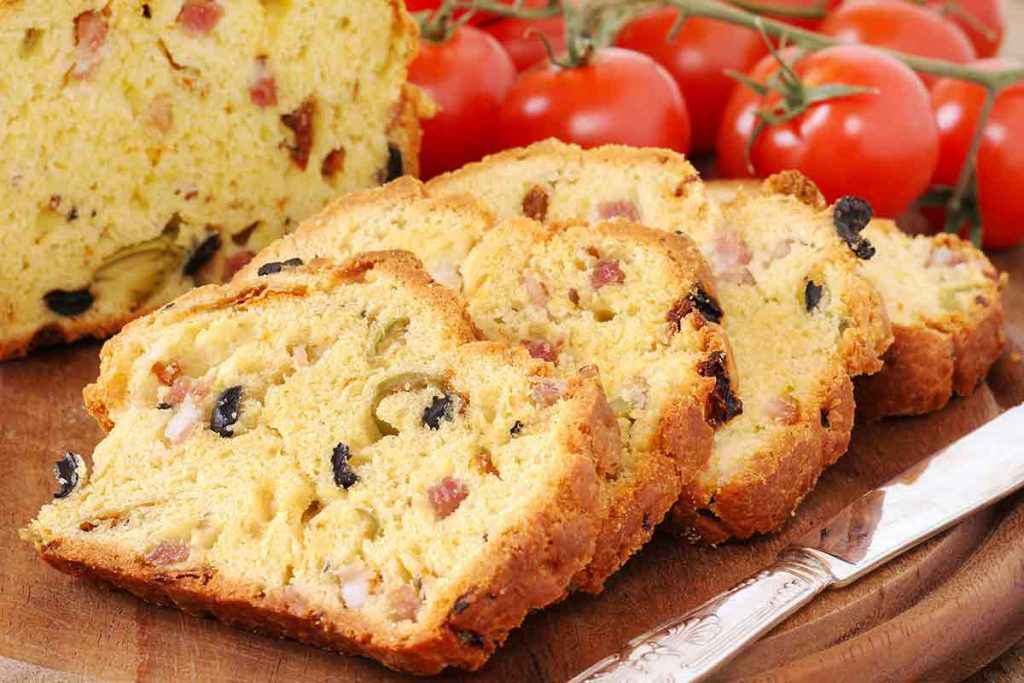 Plumcake al prosciutto cotto