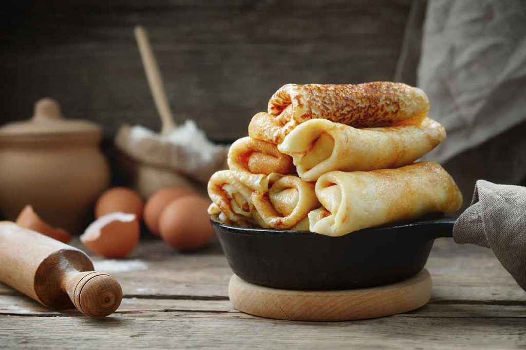 Rotoli di crepes salate