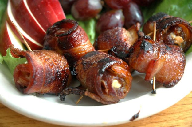 Bocconcini di feta e pancetta