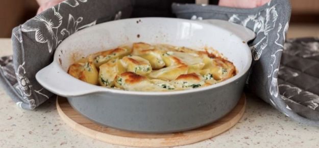 Conchiglioni ripieni al forno copertina
