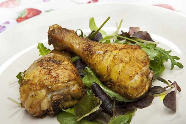 Cosce di pollo speziate