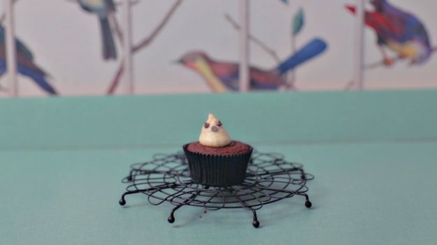 Cupcake fantasmino per Halloween