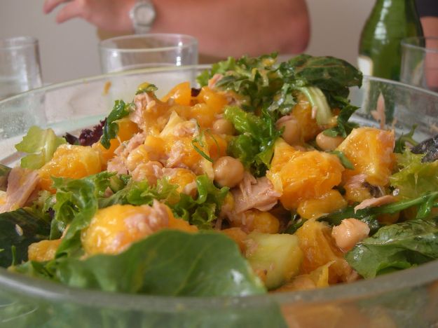 Insalata di ceci e arance