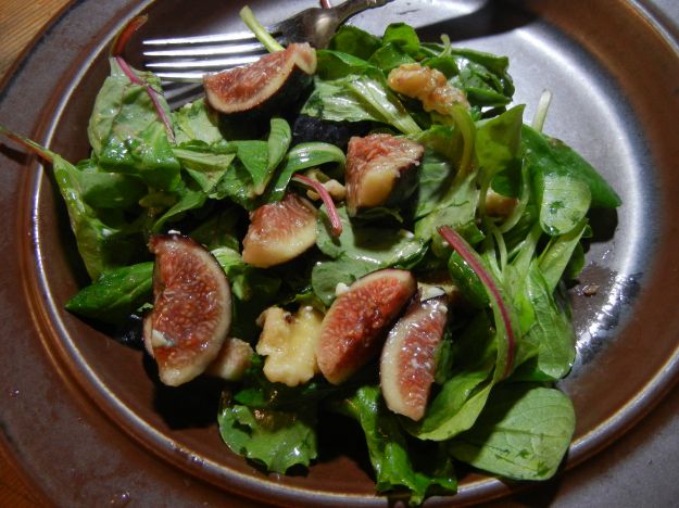 Insalata di fichi e songino