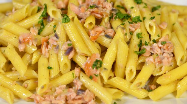 PENNE AL SALMONE INIZIO
