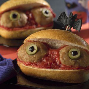 Panini con gli occhi per Halloween