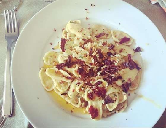 Strascinati con salsiccia e ricotta
