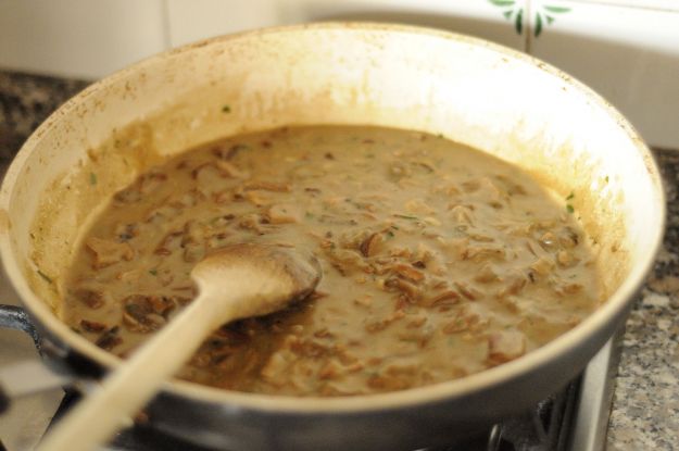 Sugo di funghi porcini