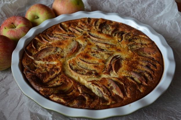 Torta di mele a raggi