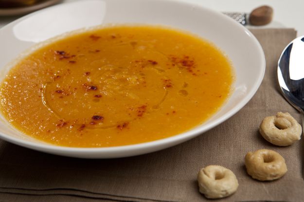 Zuppa di ceci e zucca