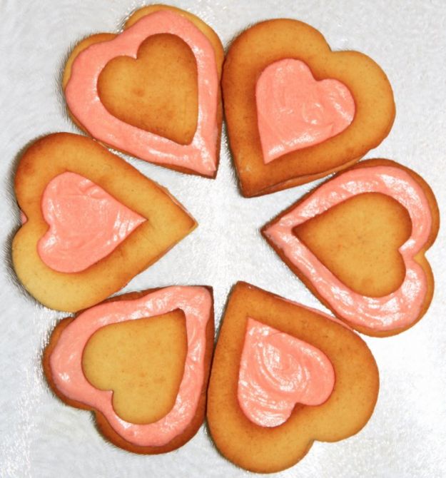 biscottini rosa a cuore