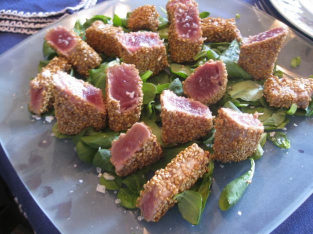 bocconcini di tonno al sesamo