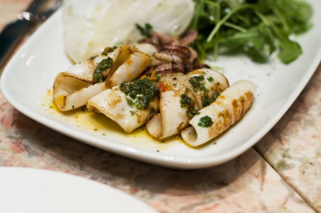 Calamari grigliati alla maniera calabrese