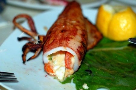 Calamari ripieni al forno