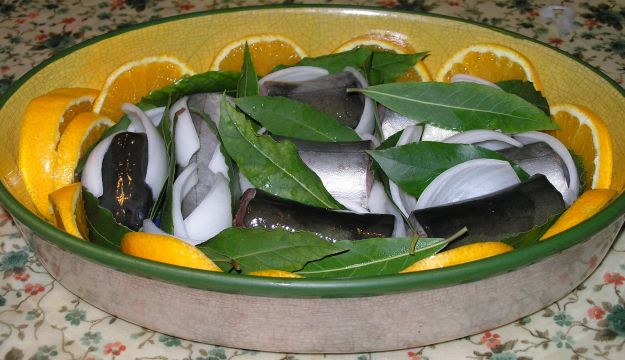 Capitone (o anguilla) in agrodolce