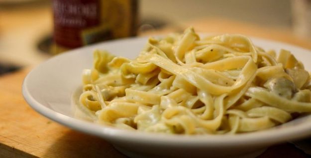 carbonara carciofi piatto