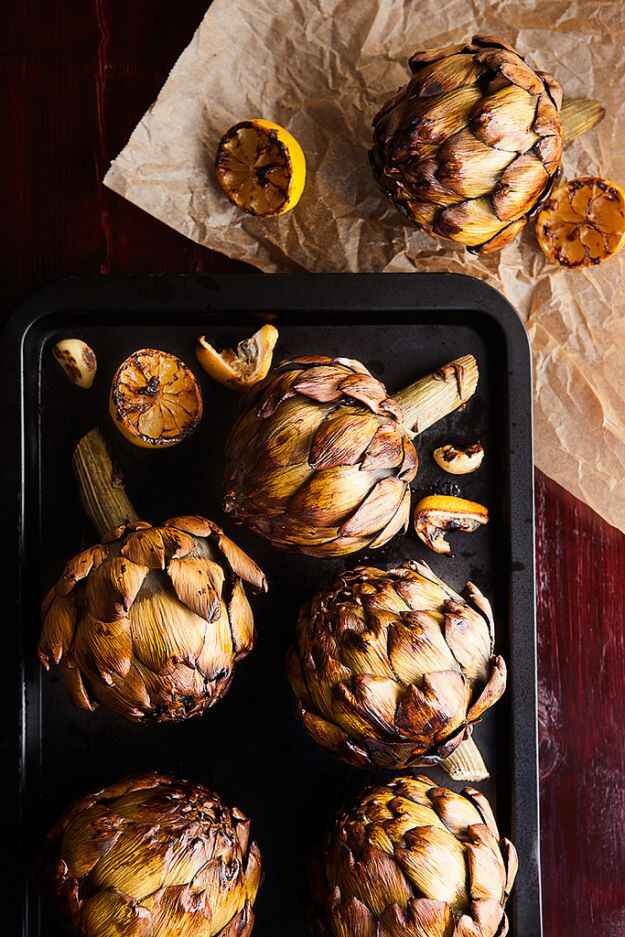 carciofi arrostiti