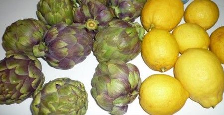 carciofi e limoni