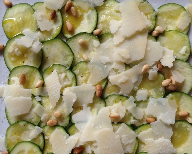 carpaccio di zucchine ai pinoli 2