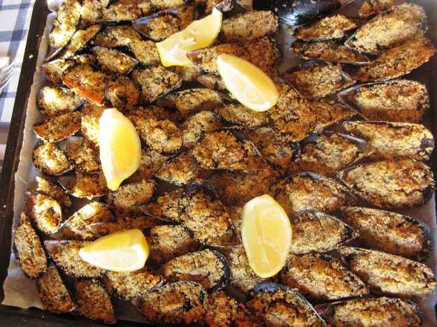 Cozze gratinate
