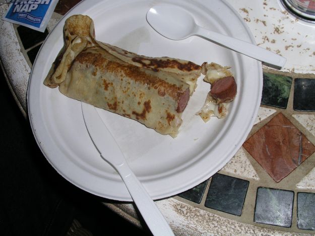 crepes hot dog