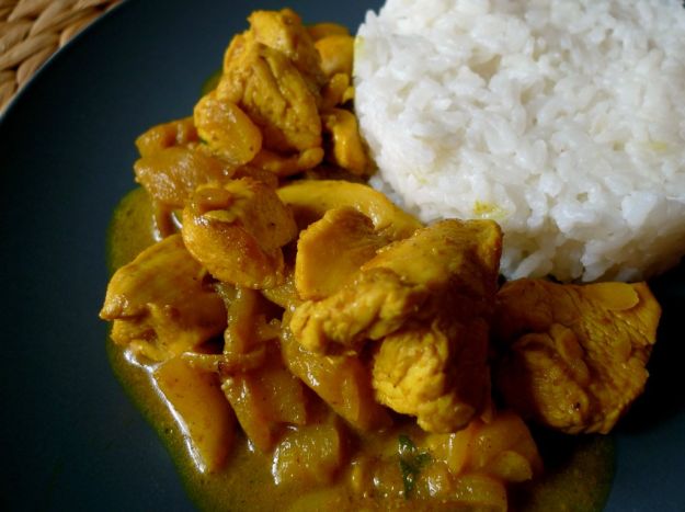 Curry di pollo al miele
