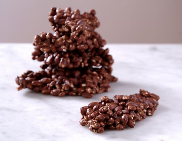 dolcetti con cioccolato e riso soffiato