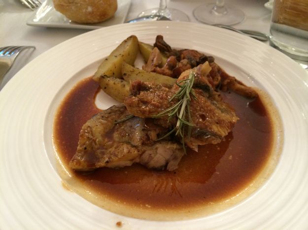 faraona arrosto con patate