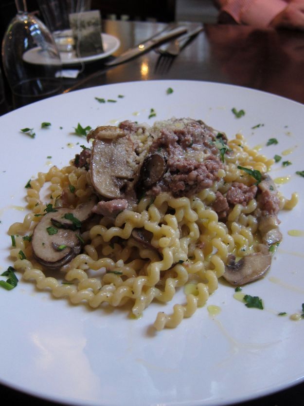 fusilli ai funghi