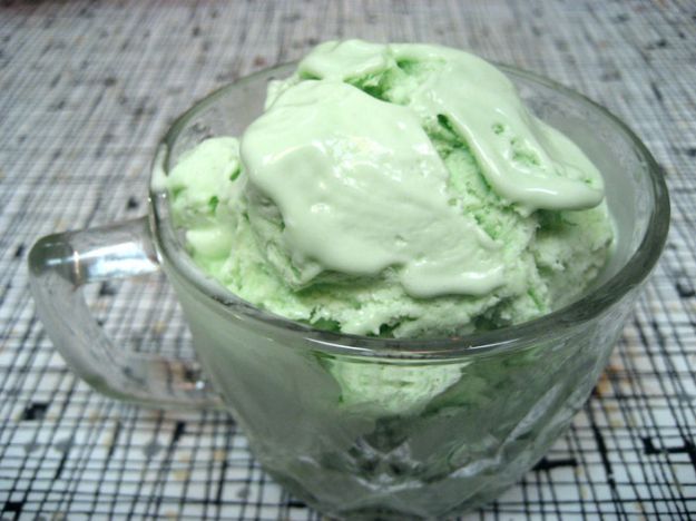 gelato alla menta fresca