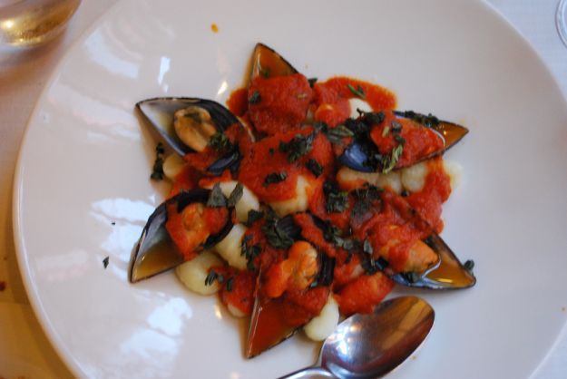 Gnocchi con le cozze