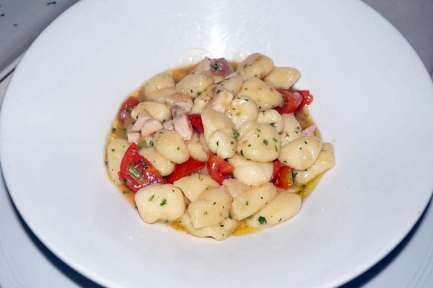 Gnocchi con pesce spada