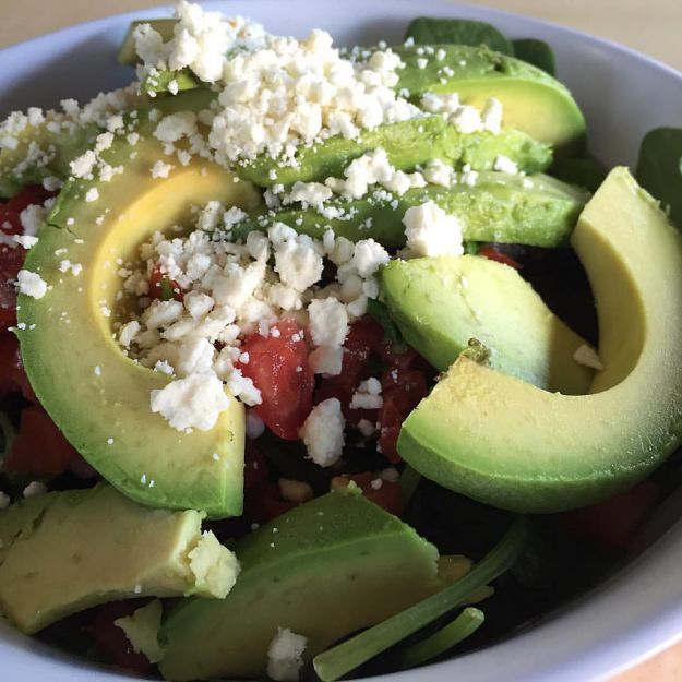 Insalata avocado, arance e feta