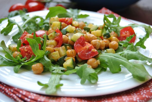 Insalata di ceci e rucola