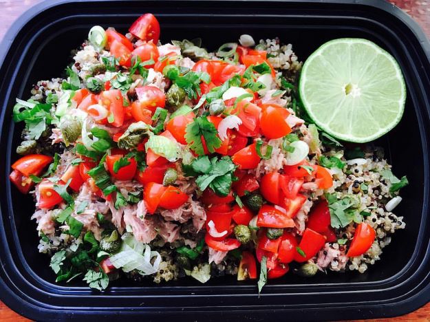 Insalata di quinoa e tonno