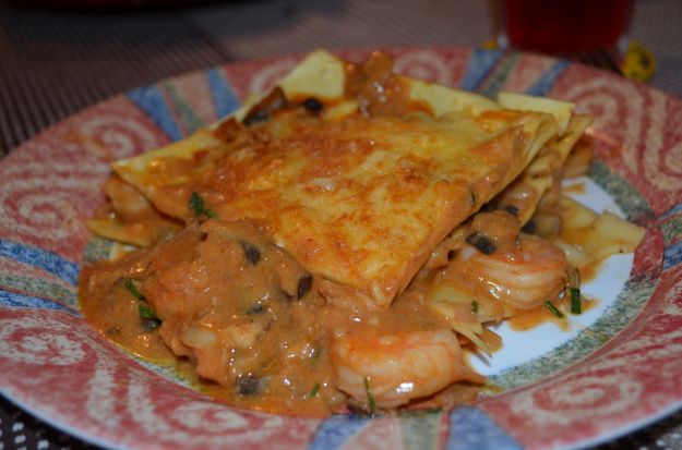 Lasagne al ragù di pesce