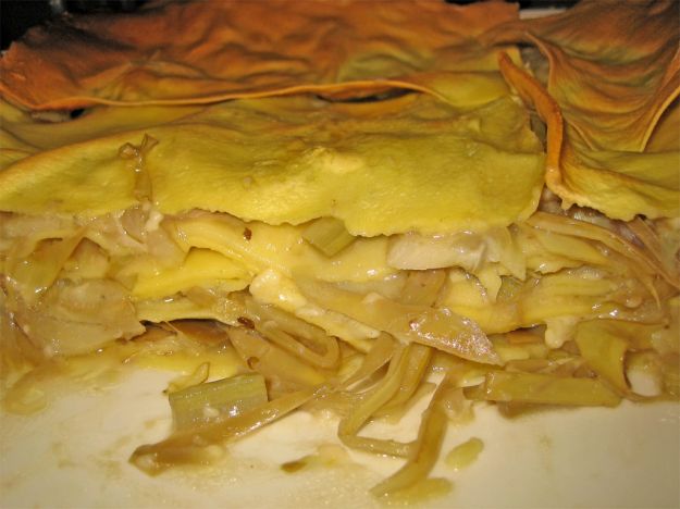 Lasagne ai carciofi e patate