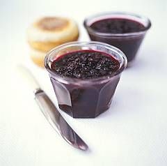 Spirali ai coriandoli con marmellata ai mirtilli