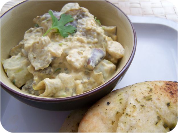 Melanzane in salsa di yogurt e menta
