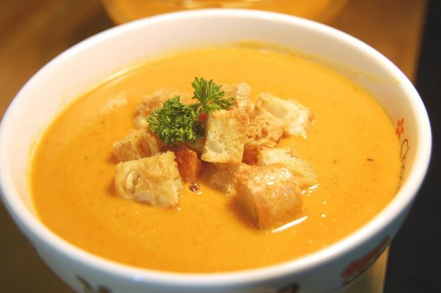 minestra di zucca al latte 1