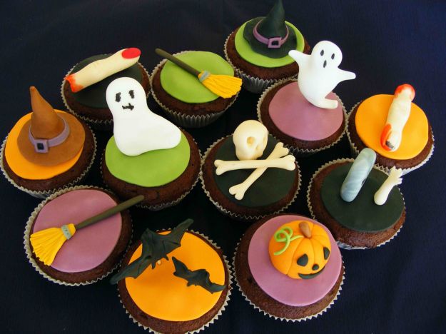 mini cupcakes Halloween