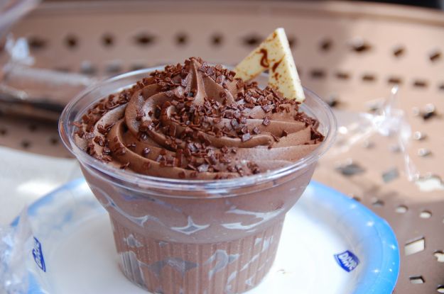 mousse al cioccolato e rhum