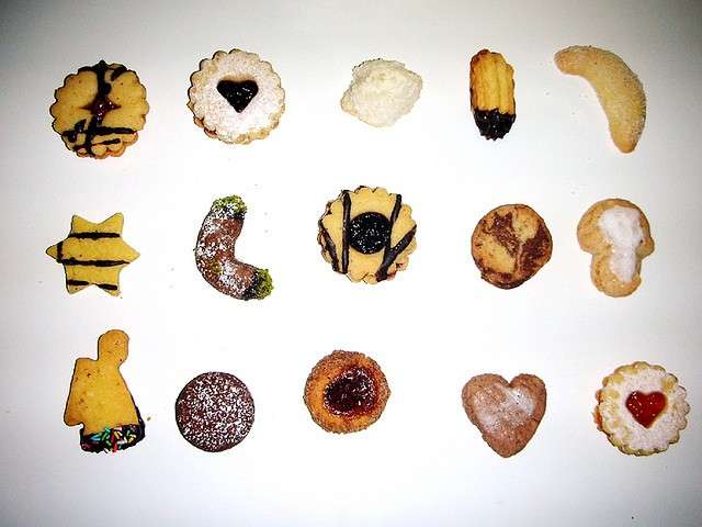Biscotti di Natale, diversi tipi