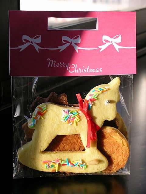 Biscotti di Natale a forma di cavalluccio