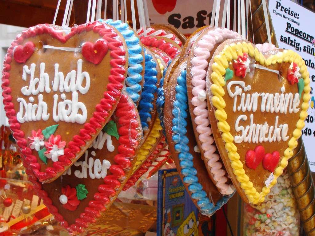 Biscotti di Natale a forma di cuore